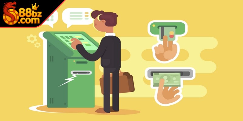 Các bước rút tiền nhanh chóng tại nhà cái 88I
